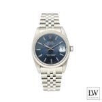 Rolex Datejust 31 68274 (1991) - Blue dial 31 mm Steel case (3/8)