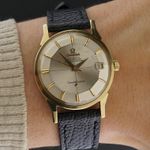 Omega Constellation 167.005 (1962) - White dial 34 mm Gold/Steel case (2/8)