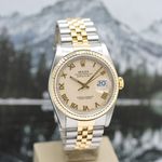 Rolex Datejust 36 16233 (1990) - Unknown dial 36 mm Gold/Steel case (6/8)