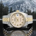 Rolex Datejust 36 16233 (1990) - Unknown dial 36 mm Gold/Steel case (2/8)
