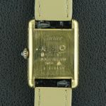 Cartier Tank Vermeil 5057001 (1985) - Blue dial 20 mm Silver case (3/8)
