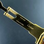 Cartier Tank 5057001 (1990) - Champagne dial 20 mm Gold/Steel case (6/8)