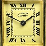 Cartier Tank 5057001 (1990) - Champagne dial 20 mm Gold/Steel case (8/8)