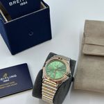 Breitling Chronomat 38 U17356531L1U1 (2023) - Green dial 38 mm Gold/Steel case (2/8)