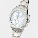 Rolex Yacht-Master II 116689 (2021) - White dial 44 mm White Gold case (3/7)