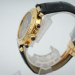 Cartier Pasha 0960 1 (1996) - Blue dial 38 mm Yellow Gold case (7/8)