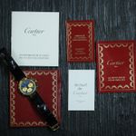 Cartier Pasha 0960 1 (1996) - Blue dial 38 mm Yellow Gold case (2/8)