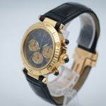Cartier Pasha 0960 1 (1996) - Blue dial 38 mm Yellow Gold case (6/8)