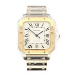 Cartier Santos W2SA0009 (2026) - Zilver wijzerplaat 40mm Staal (1/1)