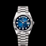 Rolex Day-Date 36 128239 (2023) - Blue dial 43 mm White Gold case (1/1)