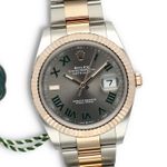 Rolex Datejust 41 126331 (2023) - Grey dial 41 mm Gold/Steel case (1/8)