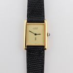 Cartier Tank Vermeil Tank Vermeil (1990) - Yellow dial 23 mm Silver case (2/5)