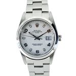 Rolex Oyster Perpetual Date 15200 (2005) - White dial 34 mm Steel case (1/5)