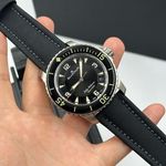 Blancpain Fifty Fathoms 5015-12B30-B52A (2024) - Black dial 45 mm Titanium case (7/8)