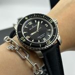 Blancpain Fifty Fathoms 5015-12B30-B52A (2024) - Black dial 45 mm Titanium case (8/8)