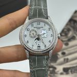 Patek Philippe Annual Calendar 4948G-010 (2024) - Pearl dial 38 mm White Gold case (5/8)