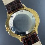 Omega Genève 166.121 (1973) - Blue dial 45 mm Gold/Steel case (3/8)