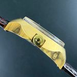 Omega Genève 166.121 (1973) - Blue dial 45 mm Gold/Steel case (5/8)