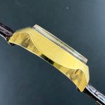 Omega Genève 166.121 (1973) - Blue dial 45 mm Gold/Steel case (6/8)