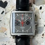 TAG Heuer Monaco CAW211J (2019) - Grey dial 39 mm Steel case (3/8)