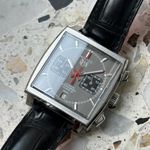 TAG Heuer Monaco CAW211J (2019) - Grey dial 39 mm Steel case (1/8)