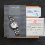 Panerai Luminor Marina Automatic PAM00051 (2007) - Wit wijzerplaat 40mm Staal (3/8)