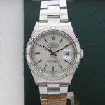 Rolex Datejust Turn-O-Graph 16264 (2001) - Zilver wijzerplaat 36mm Staal (1/8)