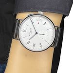 NOMOS Tangomat GMT 635 (2024) - White dial 40 mm Steel case (3/8)