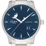 Glashütte Original Senator Excellence 1-36-04-04-02-71 (2024) - Blauw wijzerplaat 42mm Staal (1/1)