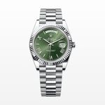 Rolex Day-Date 40 228236 (2023) - Groen wijzerplaat 40mm Platina (1/1)