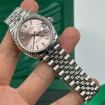 Rolex Datejust 31 278271 (2025) - Pink dial 31 mm Gold/Steel case (4/4)