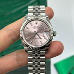 Rolex Datejust 31 278271 (2025) - Pink dial 31 mm Gold/Steel case (3/4)