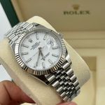 Rolex Datejust 41 126334 (2022) - White dial 41 mm White Gold case (5/8)