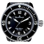 Blancpain Fifty Fathoms 5015-1130-52 (2024) - Zwart wijzerplaat 45mm Staal (1/8)