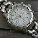 TAG Heuer Vintage 90's vintage mens Tag Heuer S/EL link CG 2110 RO automatic chronograph vj 7750 - (1/8)