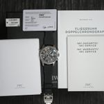 IWC Pilot Double Chronograph IW377805 (2014) - Grijs wijzerplaat 46mm Staal (2/8)