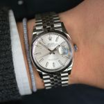 Rolex Datejust 36 126200 (2023) - Zilver wijzerplaat 36mm Staal (1/8)