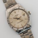 Rolex Oyster Perpetual Date 1501 (1972) - Wit wijzerplaat 34mm Staal (1/8)