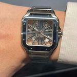 Cartier Santos WHSA0026 (2024) - Transparant wijzerplaat 48mm Staal (1/1)