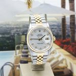 Rolex Datejust 36 16233 (2001) - Silver dial 36 mm Gold/Steel case (7/8)