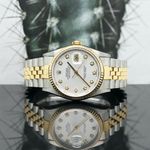 Rolex Datejust 36 16233 (2001) - Silver dial 36 mm Gold/Steel case (2/8)