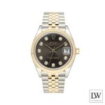 Rolex Datejust 31 278273 (2021) - Grey dial 31 mm Gold/Steel case (3/8)