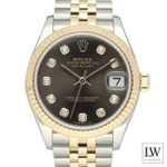 Rolex Datejust 31 278273 (2021) - Grey dial 31 mm Gold/Steel case (2/8)