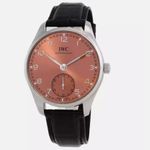 IWC Portuguese Automatic IW358313 (2024) - Roze wijzerplaat 40mm Staal (1/1)