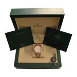 Rolex Day-Date 40 228235 (2021) - Wit wijzerplaat 40mm Roségoud (4/4)