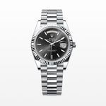 Rolex Day-Date 40 228236 (2023) - Zwart wijzerplaat 40mm Platina (1/1)