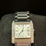 Cartier Tank Française W4TA0029 (2025) - Silver dial 26 mm Steel case (4/4)