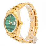 Rolex Datejust 36 1607 (1970) - Green dial 36 mm Yellow Gold case (4/5)