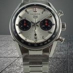 TAG Heuer Carrera CBS2216.BA0041 (2024) - Zilver wijzerplaat 39mm Staal (1/8)