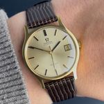 Omega De Ville 162.046 (1970) - Gold dial 33 mm Gold/Steel case (2/8)